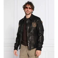 Kurtki męskie - Aeronautica Militare Skórzana kurtka | Regular Fit - miniaturka - grafika 1