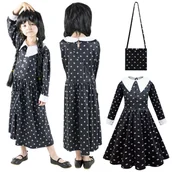 Stroje karnawałowe - Przebranie Wednesday rozmiar 128-134 - miniaturka - grafika 1