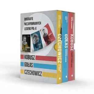 Pakiet Kobusz, Gołas, Czechowicz - Hanna Faryna-Paszkiewicz, Agnieszka Gołas - książka - Biografie i autobiografie - miniaturka - grafika 1
