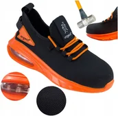 Obuwie robocze - Buty półbuty ROBOCZE SPORTOWE męskie adidasy z PODNOSKIEM na LATO r. 45 - miniaturka - grafika 1