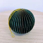 Bombki - Zawieszka, bombka papierowa h8cm - miniaturka - grafika 1