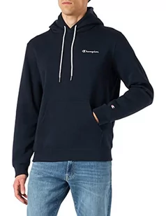 Champion Męska bluza z kapturem Legacy Classic Small Logo, niebieski morski, XXL - Bluzy męskie - miniaturka - grafika 1