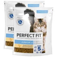 Sucha karma dla kotów - Karma dla kota PERFECT FIT Junior Kurczak (2 x 750 g) - miniaturka - grafika 1