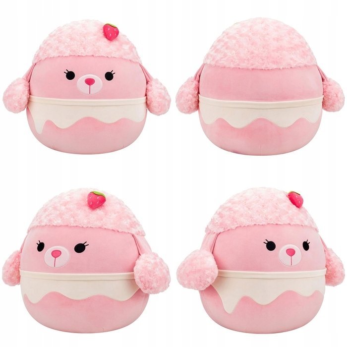 Squishmallows Original Miś Truskawkowe Lody 40 cm Oryginalny PREZENT GIGANT