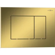 Przyciski spłukujące - Mexen Tex 02 przycisk spłukujący, złoty szampański błyszczący - 6102-08 - miniaturka - grafika 1