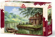 Puzzle - Artpuzzle Puzzle 500 Popołudniowe wędkowanie - Artpuzzle - miniaturka - grafika 1
