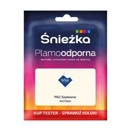 Farby wewnętrzne - Śnieżka Farba lateksowa Plamoodporna TESTER szykowna P02 30 ml - miniaturka - grafika 1