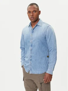 G-Star Raw Koszula jeansowa D27681-D252 Błękitny Slim Fit - Koszule męskie - miniaturka - grafika 1