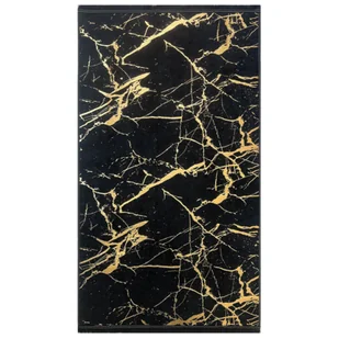 Dywan drukowany NEVA petra folia 80 x 140 cm czarno-złoty - Dywany - miniaturka - grafika 1