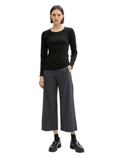 Tom Tailor Koszulka w kolorze czarnym - Koszulki i topy damskie - miniaturka - grafika 1