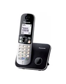 Telefony stacjonarne - Panasonic KX-TG6811GB czarny - miniaturka - grafika 1