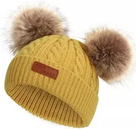 Czapki dla dzieci - Czapka dziecięca Fine-Yellow KP21492 - miniaturka - grafika 1