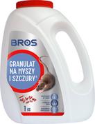 Inne artykuły czyszczące - Bros Granulat na myszy i szczury 1 kg () 137102 - miniaturka - grafika 1