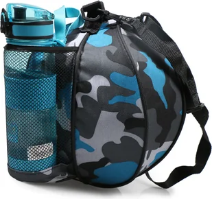 Okrągła torba sportowa na piłkę do koszykówki Torba na ramię Piłka nożna Piłka do siatkówki Torba podróżna dla mężczyzn i kobiet - Torby sportowe - miniaturka - grafika 1