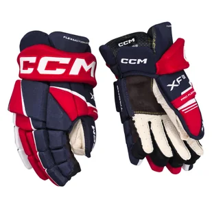 Rękawice hokejowe CCM Tacks XF 80 Navy/Red/White Junior 10 cali - Hokej - miniaturka - grafika 1
