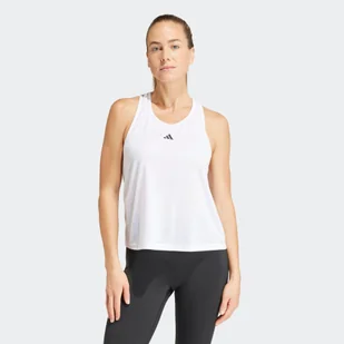 Koszulka fitness damska ADIDAS bez rękawów - Koszulki sportowe damskie - miniaturka - grafika 1