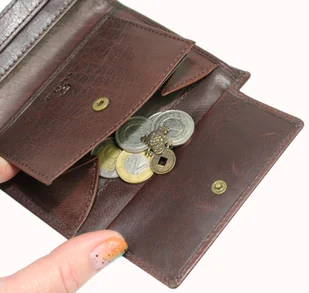 Portfel Męski Skórzany EL FORREST Skóra Bydlęca Duży Pionowy Bez Zapięcia Jedno Skrzydełko RFID 861 R 22 13,5 x 10 x 2,5 cm - Portfele - miniaturka - grafika 11