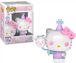 figurka funko pop! hello kitty 50th anniv. anrio 76 with balloon - Figurki dla dzieci - miniaturka - grafika 1