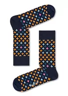 Skarpetki męskie - Happy Socks Plus Sock, Skarpety dla kobiet i mężczyzn, Pomarańczowy-Pomarańczowy-Niebieski-Rosa (36-40) - miniaturka - grafika 1
