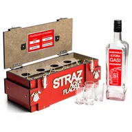 Zestawy upominkowe - Prezent dla Strażaka Skrzynka na Alkohol na 18-99 urodziny dla Taty Kolegi - miniaturka - grafika 1