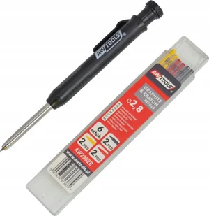 AWTools AWTOOLS OŁÓWEK AUTOMATYCZNY + WKŁADY 6szt. - Ołówki - miniaturka - grafika 1