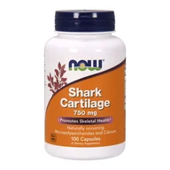 Suplementy naturalne - Now Foods Chrząstka rekina Shark Cartilage 100 kapsułek - miniaturka - grafika 1