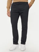 Spodnie męskie - Tommy Hilfiger Chinosy MW0MW35638 Granatowy Slim Fit - miniaturka - grafika 1