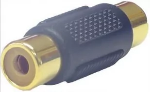 MicroConnect Adapter AV RCA F/F Czarny AUDAGG - Akcesoria do tabletów i e-booków - miniaturka - grafika 1