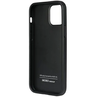 Etui Audi Synthetic Leather na iPhone 12 / iPhone 12 Pro - czarne AU-TPUPCIP12P-TT/D1-BK - Etui i futerały do telefonów - miniaturka - grafika 3