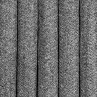 Przewody elektryczne - Kabel w oplocie szarym bawełnianym trzyżyłowy 3x2,5mm2 Kolorowe Kable - miniaturka - grafika 1
