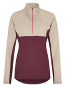 Bluzy damskie - Ziener Bluza polarowa "Japra" w kolorze beżowo-czerwonym - miniaturka - grafika 1