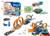 Kolejki i akcesoria - Ekstramalny Tor Wyścigowy Dla Dzieci 3+ Autko Zmieniające Kolor + 2 Pętle + Wyrzutnia - miniaturka - grafika 1