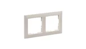 Klawisze i ramki - SUNO Ramka dwukrotna piasek 721532 - miniaturka - grafika 1