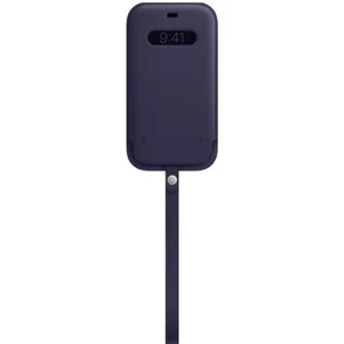 Apple iPhone 12 Pro Max Leather Sleeve with MagSafe Deep Violet MK0D3ZM/A - Etui i futerały do telefonów - miniaturka - grafika 1