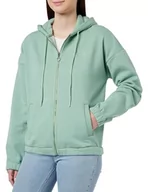 Bluzy damskie - UCY Damska bluza z kapturem 12620045-UC01, ciemnomiętowa, XS, ciemnomiętowy, XS - miniaturka - grafika 1