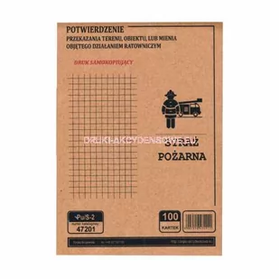 Potwierdzenie przekazania terenu [Pu/S-2] - Druki akcydensowe - miniaturka - grafika 1
