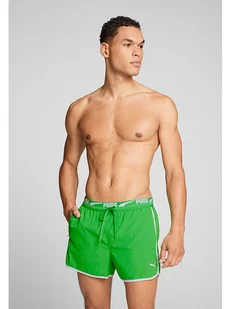Puma Szorty kąpielowe w kolorze zielonym - Kąpielówki męskie - miniaturka - grafika 1