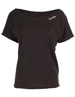 Koszulki i topy damskie - Winshape damska Dance Style, ultra lekka modna koszulka z krótkim rękawem, czarny, s MCT002-SCHWARZ-S - miniaturka - grafika 1