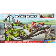 Samochody i pojazdy dla dzieci - Mattel 0194735045839 HFY15-Mario Kart Mario zestaw torów obwodowych HFY15 - miniaturka - grafika 1