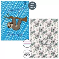 Zeszyty szkolne - Bee-bee Zeszyt A4/32K 3-linie kolor 90g BFF (5szt) - miniaturka - grafika 1