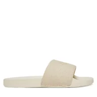 Klapki i japonki damskie - Klapki Calvin Klein Jeans Slide Monogram Wn YW0YW01835 Écru - miniaturka - grafika 1