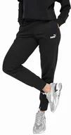 Dresy damskie - Puma spodnie dresowe damskie sportowe joggery bawełniane - S - miniaturka - grafika 1