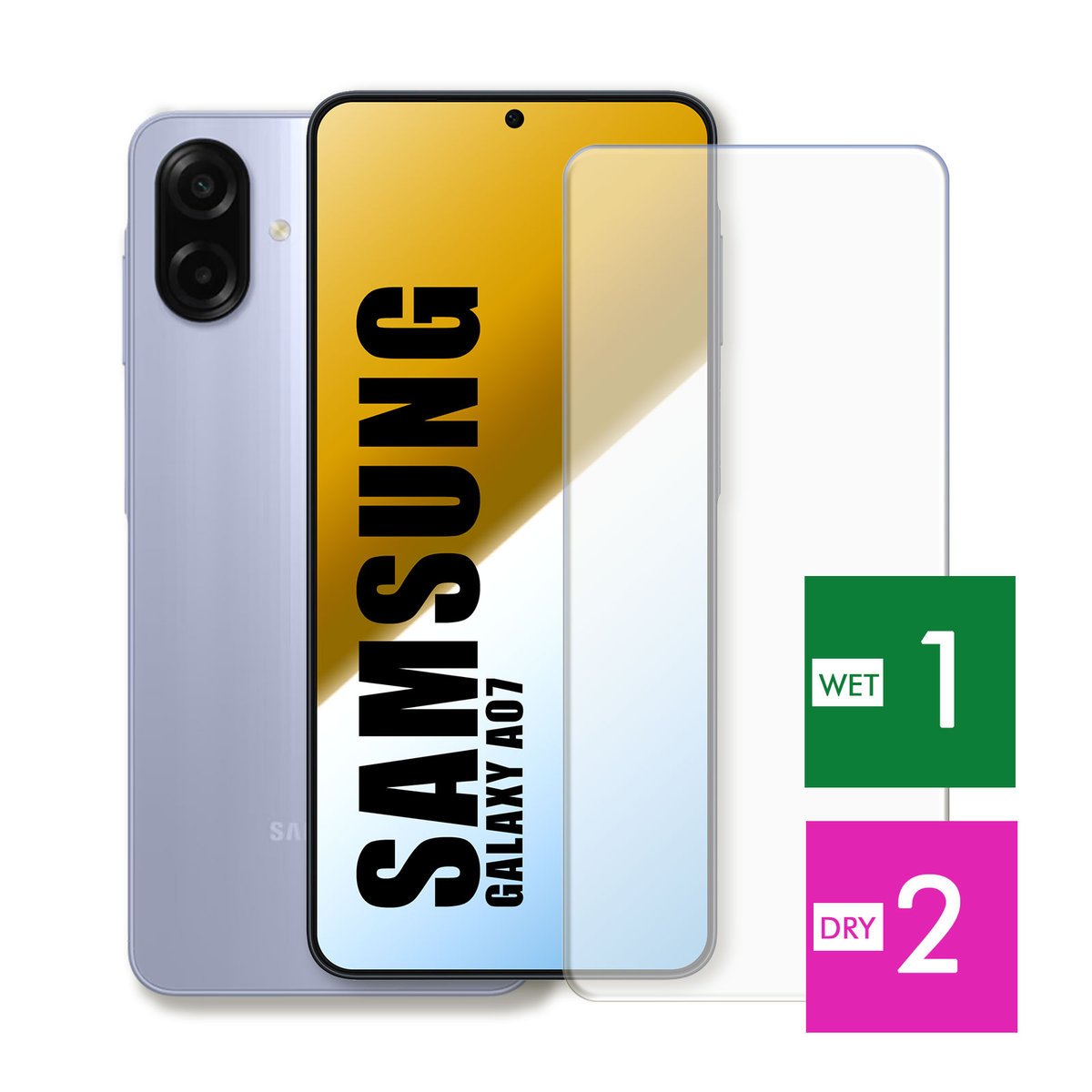 SZKŁO HARTOWANE DO SAMSUNG GALAXY A07 SZYBKA 9H OCHRONNE PANCERNE