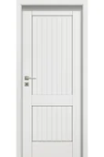 Drzwi wewnętrzne - Pol-Skone Dzwi Wewnętrzne Pełne Modesto W01 Biały - miniaturka - grafika 1