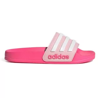 Buty dla dziewczynek - Klapki adidas Adilette Shower Jr IG4876 różowe - grafika 1