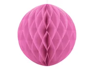Dekoracje sali - PartyDeco Kula bibułowa, różowy, 30cm KB30-081 - miniaturka - grafika 1
