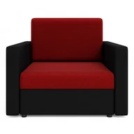 Łóżka dla dzieci i młodzieży - Sofa Jednoosobowa Czerwony + Czarny D3-W87 - miniaturka - grafika 1