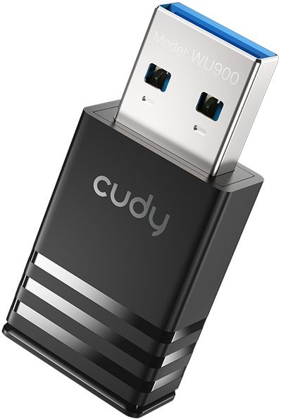 Karta sieciowa Cudy AX900 Dual-Band Wi-Fi 6 USB Adapter, WU900 1.0 WLAN 600 Mbit/s