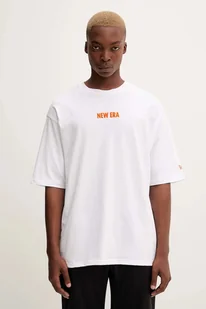 New Era t-shirt bawełniany męski kolor biały z nadrukiem 60684381 - Koszulki męskie - miniaturka - grafika 1