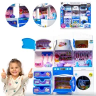 Zabawki AGD - Kuchnia zestaw mebelków dla lalek - niebieski - miniaturka - grafika 1